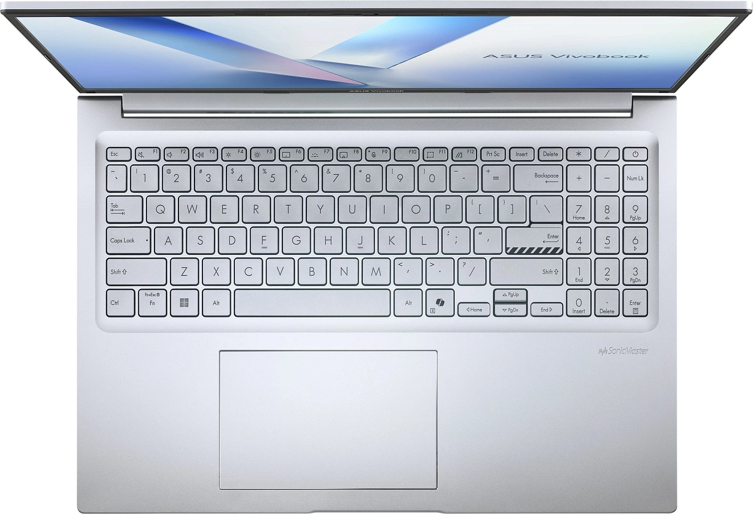 Ноутбук Asus VivoBook 16 M1605NAQ-MB131 Ryzen 7 170 16Gb SSD1Tb AMD Radeon 680M 16" IPS WUXGA (1920x1200) без ОС silver WiFi BT Cam (90NB1832-M005F0)