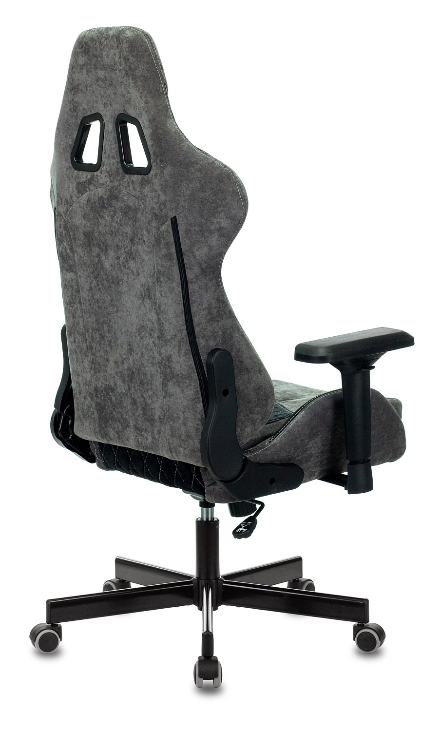 Кресло игровое Zombie VIKING 7 KNIGHT Fabric черный ткань/эко.кожа с подголов. крестов. металл Кресло игровое Zombie VIKING 7 KNIGHT Fabric черный ткань/эко.кожа с подголов. крестов. металл