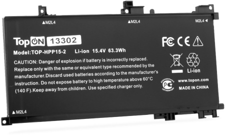 Батарея для ноутбука TopON TOP-HPP15-2 15.4V 4100mAh литиево-ионная (103292)