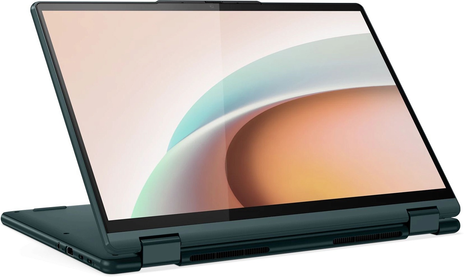 Ноутбук Lenovo Yoga 6 13ALC7 Ryzen 7 5700U 16Gb SSD512Gb AMD Radeon 13.3" IPS Touch WUXGA (1920x1200) Windows 11 Home d.turquoise WiFi BT Cam (82UD004TRU)