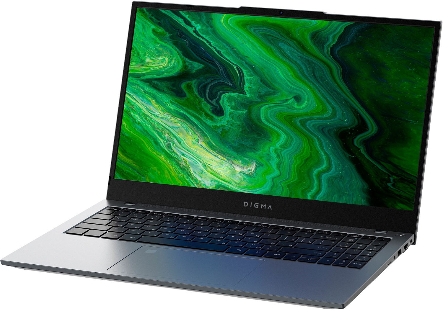 Ноутбук Digma Pro Fortis M Core i3 10110U 8Gb SSD256Gb Intel UHD Graphics 15.6" IPS FHD (1920x1080) noOS grey WiFi BT Cam 4250mAh (DN15P3-8CXN01)