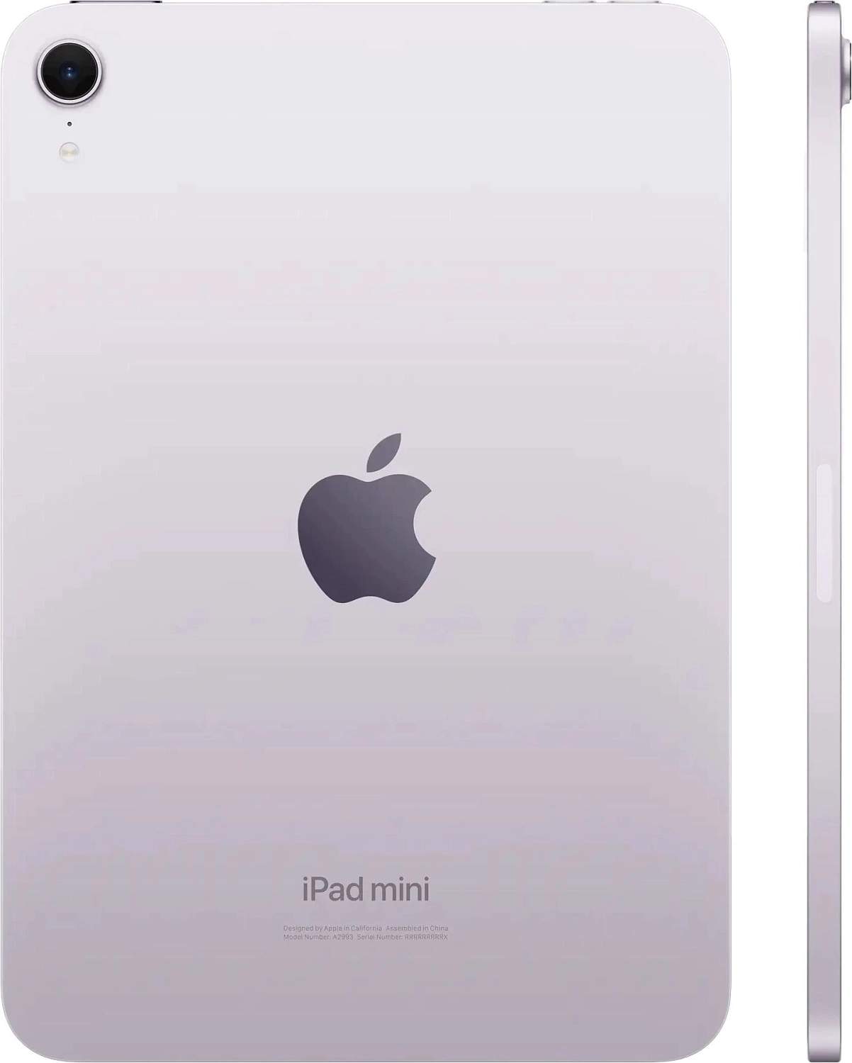 Планшет Apple iPad mini 2024 A2993 A17 Pro 6С RAM8Gb ROM256Gb 8.3" IPS 2266x1488 iOS фиолетовый 12Mpix 12Mpix BT WiFi 10hr