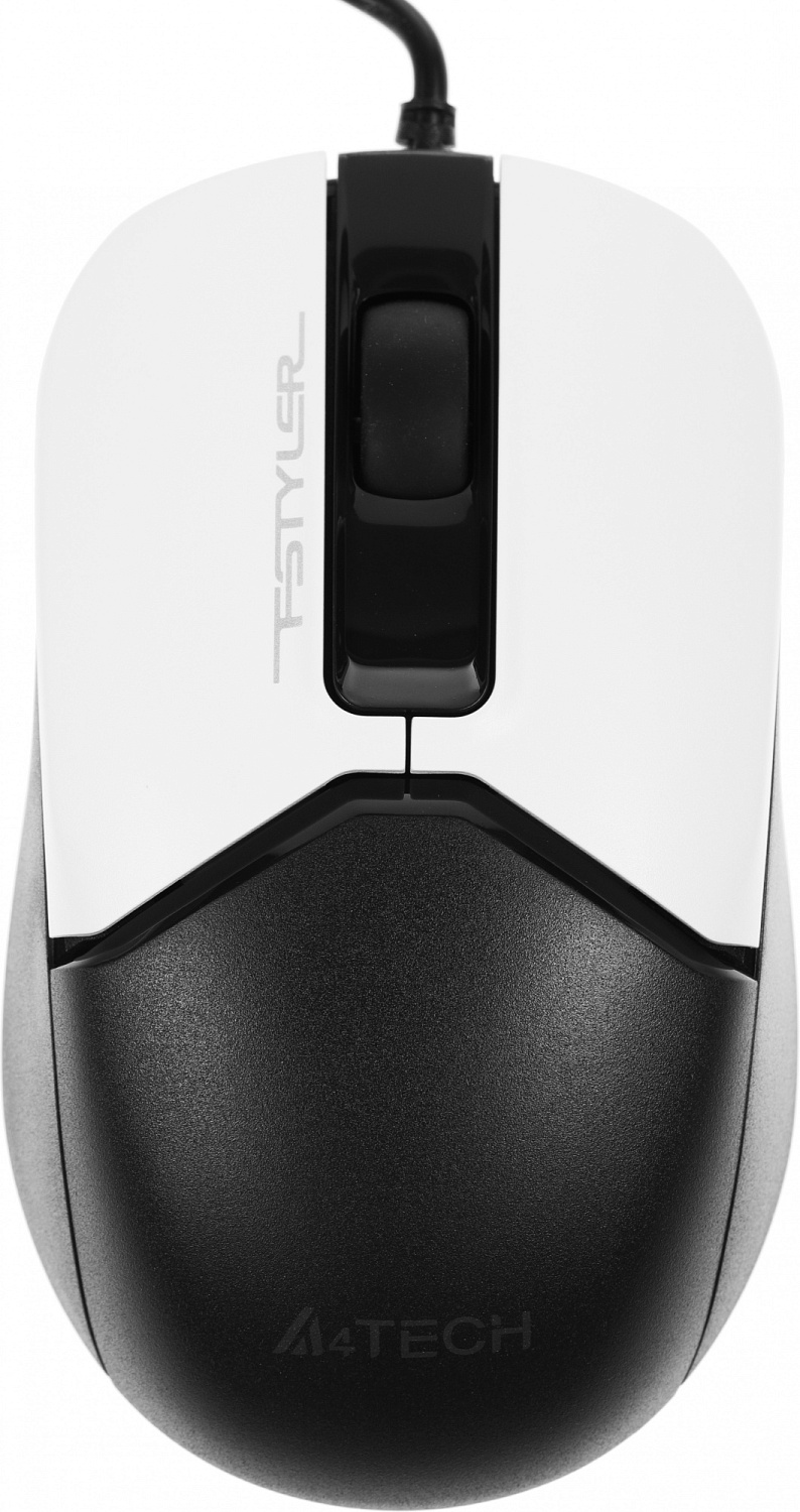 Мышь A4Tech Fstyler FM12S Panda белый/черный оптическая (1200dpi) silent USB (3but) Мышь A4Tech Fstyler FM12S Panda белый/черный оптическая (1200dpi) silent USB (3but)