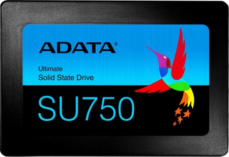 2.5" 512GB ADATA SU750 Client SSD (ASU750SS-512GT-C) SATA 6Gb/s, 550/520, IOPS 65/75K, MTBF 2M, 3D TLC, 400TBW, RTL {100} (770673)