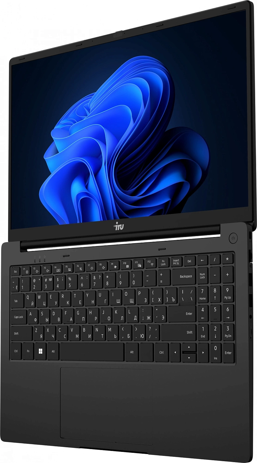 Ноутбук IRU Strato 15ALI Core i3 1215U 16Gb SSD512Gb Intel Iris Xe graphics 15.6" IPS FHD (1920x1080) Free DOS black 6000mAh (2058937)