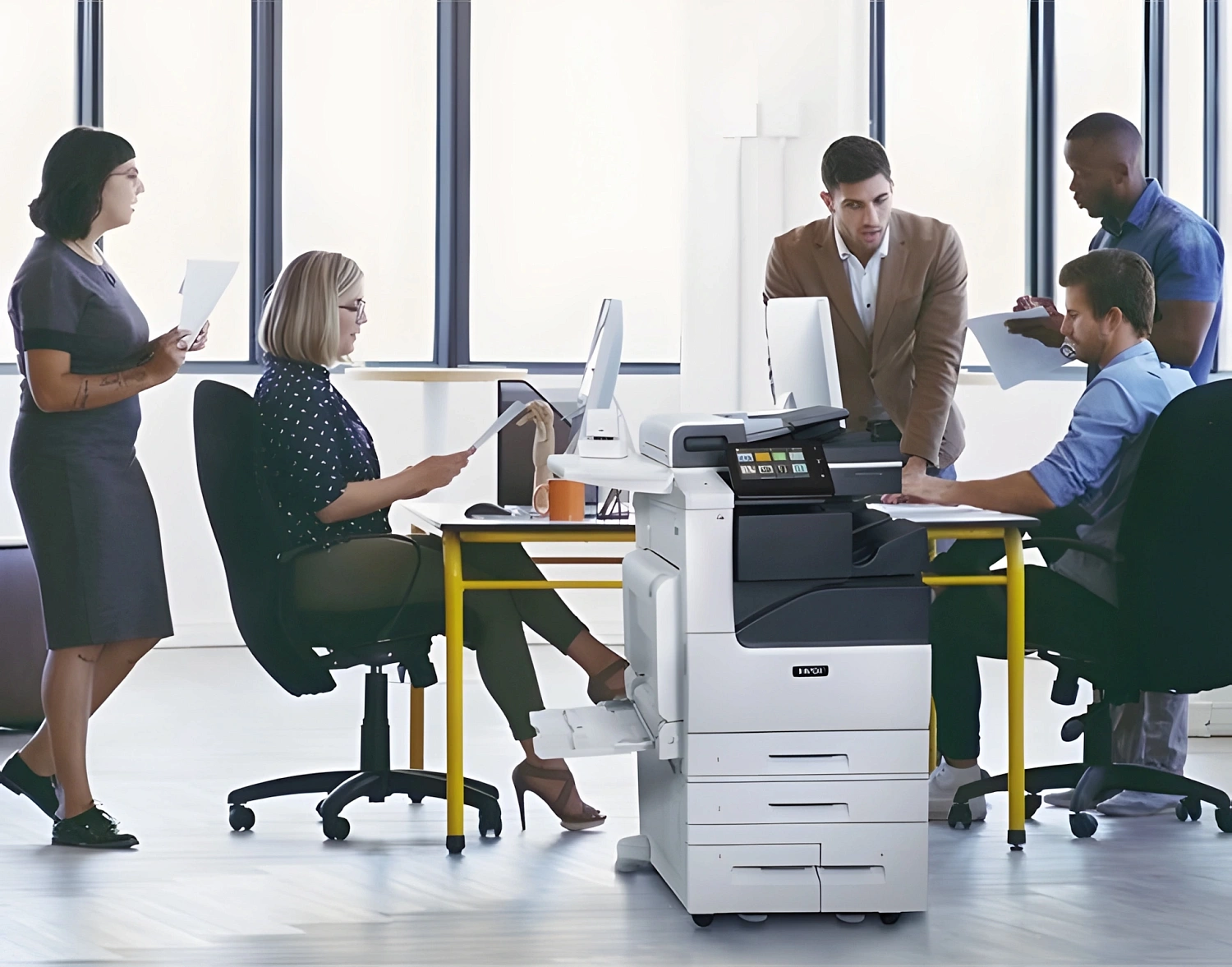 Цветное МФУ Xerox VersaLink C7120/C7125/C7130 (обязательно добавить к-т инициализации)