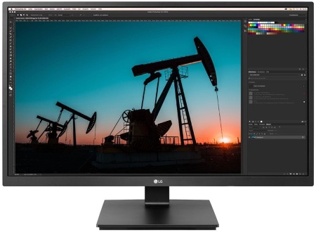 Монитор LG 27" UltraWide 27BN55U-B черный IPS LED 16:9 HDMI матовая HAS Piv 300cd 178гр/178гр 3840x2160 60Hz FreeSync DP 4K 6кг