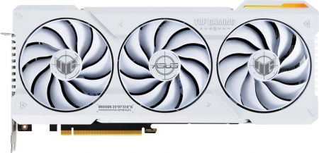 Видеокарта Asus PCI-E 4.0 TUF-RTX4070TIS-O16G-WHITE-GAMING NVIDIA GeForce RTX 4070TI Super 16Gb 192bit GDDR6X 2730/21000 HDMIx2 DPx3 HDCP Ret