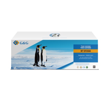 Картридж Cartridge G&G 130A для HP CLJ Pro M176/M177, с чипом (1 300стр.), черный (аналог CF350A)