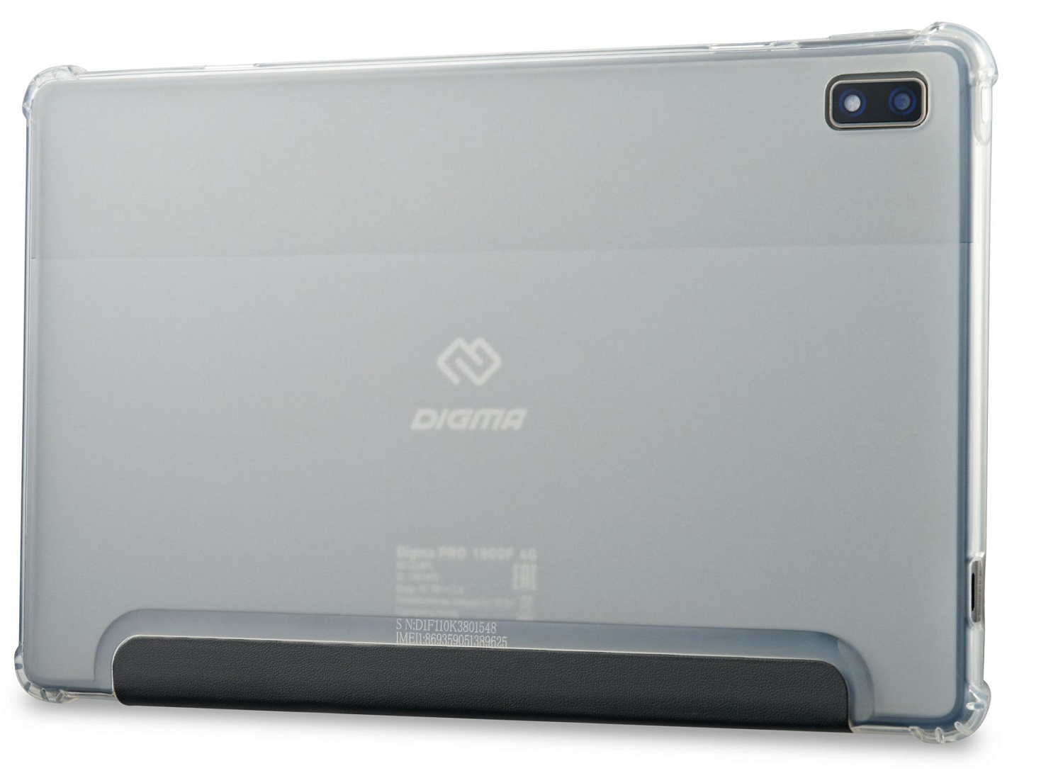 Планшет Digma Pro 1800F 4G Tiger T618 (2.0) 8C RAM8Gb ROM256Gb 10.4" IPS 2000x1200 3G 4G Android 11 темно-серый 13Mpix 5Mpix BT GPS WiFi Touch microSD 128Gb 6000mAh