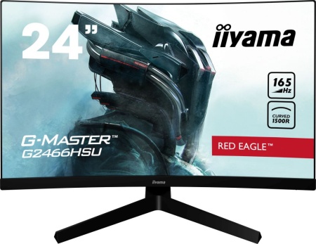 Монитор Iiyama 23.6" Red Eagle G2466HSU-B1 черный VA LED 1ms 16:9 HDMI M/M матовая 250cd 178гр/178гр 1920x1080 165Hz DP FHD USB 3.7кг