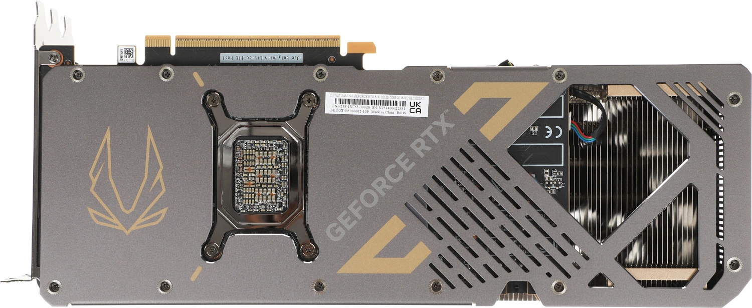 Видеокарта Zotac PCI-E 4.0 RTX 5080 SOLID CORE OC NVIDIA GeForce RTX 5080 16Gb 256bit GDDR7 2640/30000 HDMIx1 DPx3 HDCP Ret