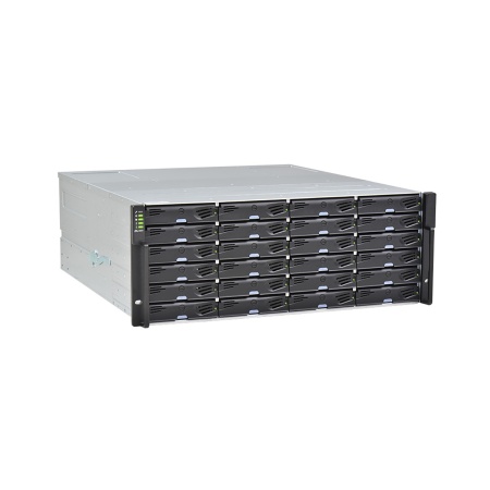 Система хранения данных Infortrend EonStor DS 2000 Gen2 4U/24bay 3.5", Dual controller subsystem 2x12Gb SAS EXP. Port, 8x1G iSCSI ports +2x host board, 2x2GB, 2x(PSU+FAN), 2x(SuperCap.+Flash), 1xRackmount(ESDS 2024R2C-B)