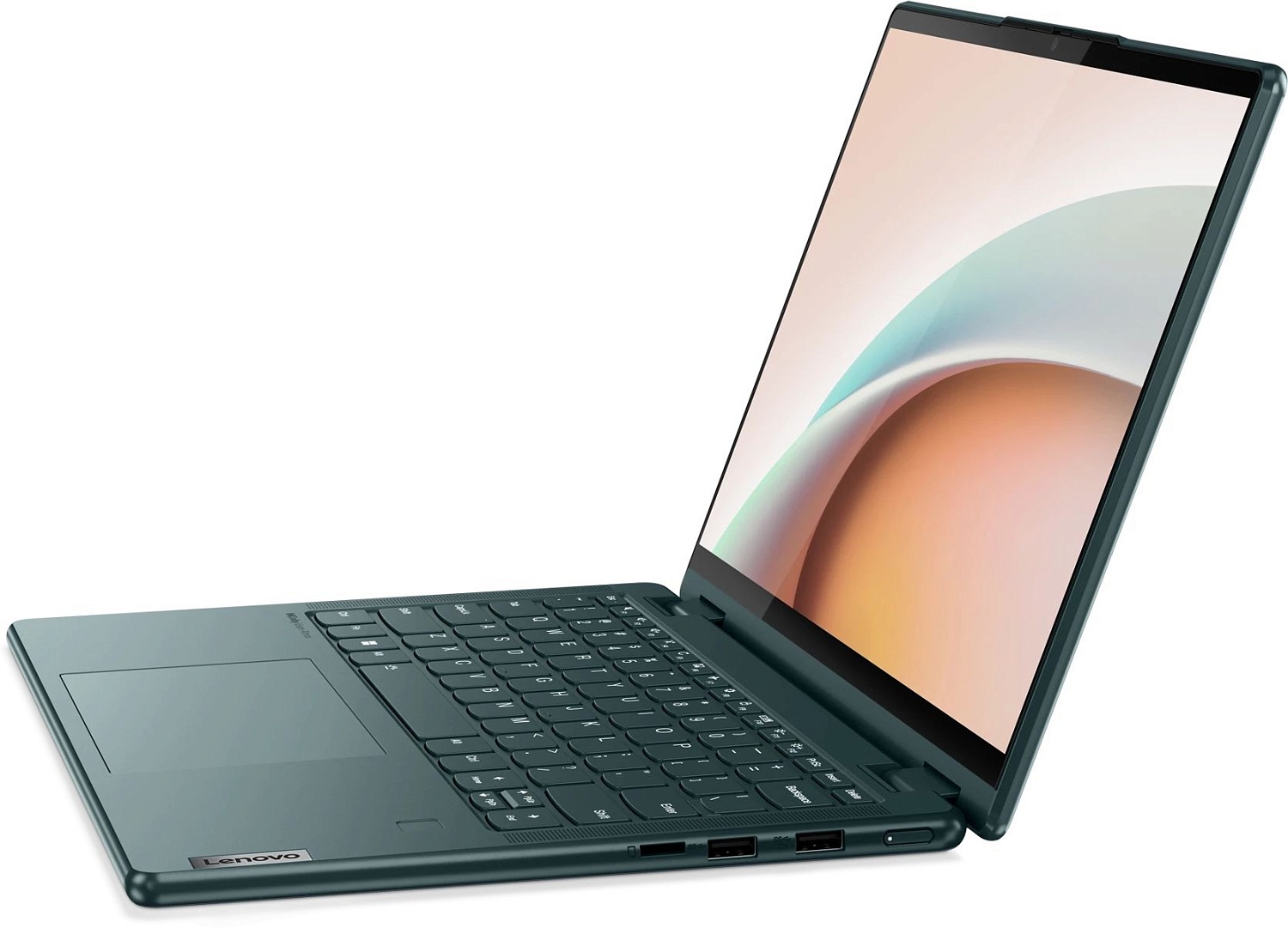 Ноутбук Lenovo Yoga 6 13ALC7 Ryzen 7 5700U 16Gb SSD512Gb AMD Radeon 13.3" IPS Touch WUXGA (1920x1200) Windows 11 Home d.turquoise WiFi BT Cam (82UD004TRU)