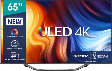 Телевизор LED Hisense 65" 65U7HQ черный 4K Ultra HD 120Hz DVB-T DVB-T2 DVB-C DVB-S DVB-S2 WiFi Smart TV (RUS)