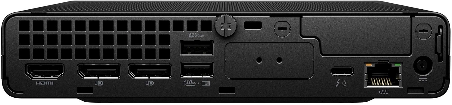 Неттоп HP EliteDesk 8 G1a Mini Ryzen 5 220 (3.2) 16Gb SSD512Gb Radeon 740M Windows 11 Pro GbitEth WiFi BT 90W kbNORUS мышь клавиатура черный (CP3M1AT)