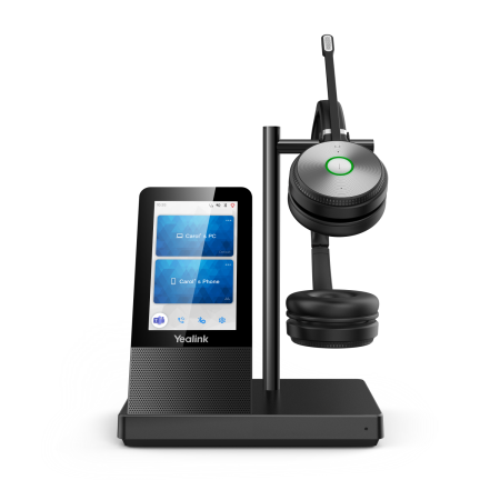 YEALINK WH66 Dual UC Дуо, Беспроводная, HD звук, 160м DECT, Шумоподав, Дисплей 4'', USB-хаб, Bluetooth, шт