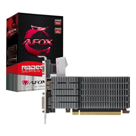 Видеокарта Afox R5 220 1GB DDR3 64bit DVI HDMI (AFR5220-1024D3L5-V2) RTL