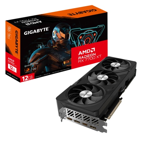 Видеокарта GIGABYTE RX7700XT GAMING OC 12GB //RX7700XT, HDMI*2, DP*2, 12G,D6