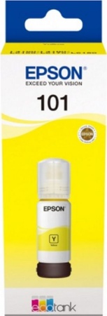 Картридж струйный Epson L101 C13T03V44A желтый (6000стр.) (70мл) для Epson L4150/L4160/L4267/L6160/L6170/L6190/L6270/L14150