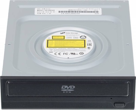 LG DVD-ROM Internal ODD DH18NS61 SATA, DVD-RAM 5x, DVD-ROM 18x, CD 48x, Black, Bulk {10}