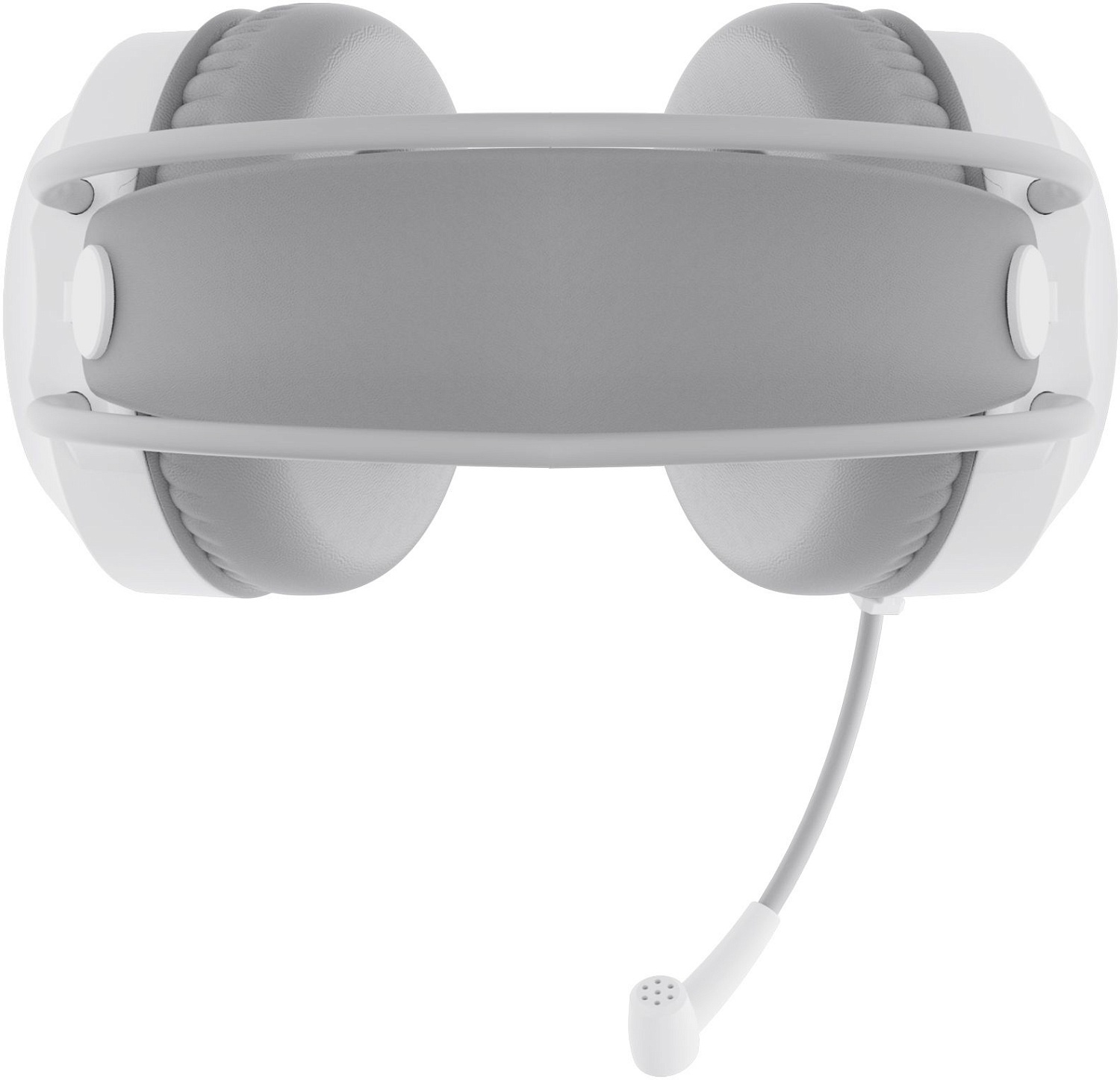 Наушники с микрофоном Оклик HS-L300G White белый 2.2м мониторные USB оголовье (1796952)