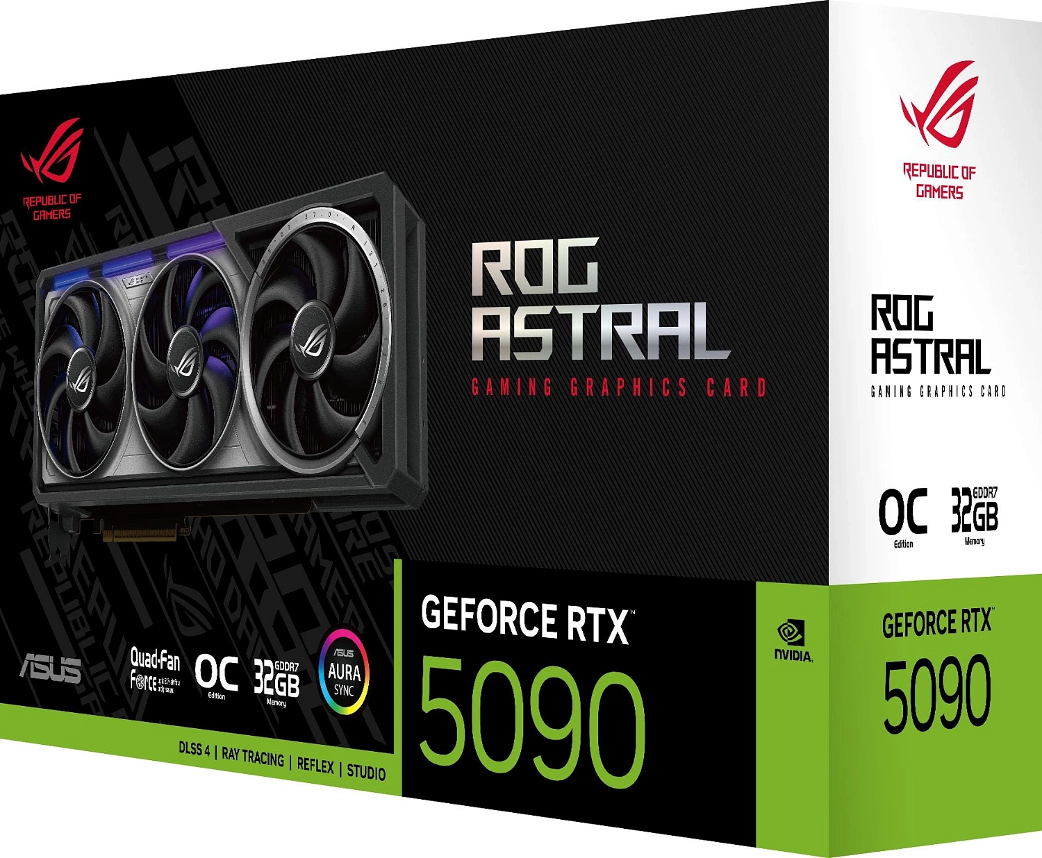 Видеокарта Asus PCI-E 5.0 ROG-ASTRAL-RTX5090-O32G-GAMING NVIDIA GeForce RTX 5090 32Gb 256bit GDDR7 2580/30000 HDMIx2 DPx3 HDCP Ret