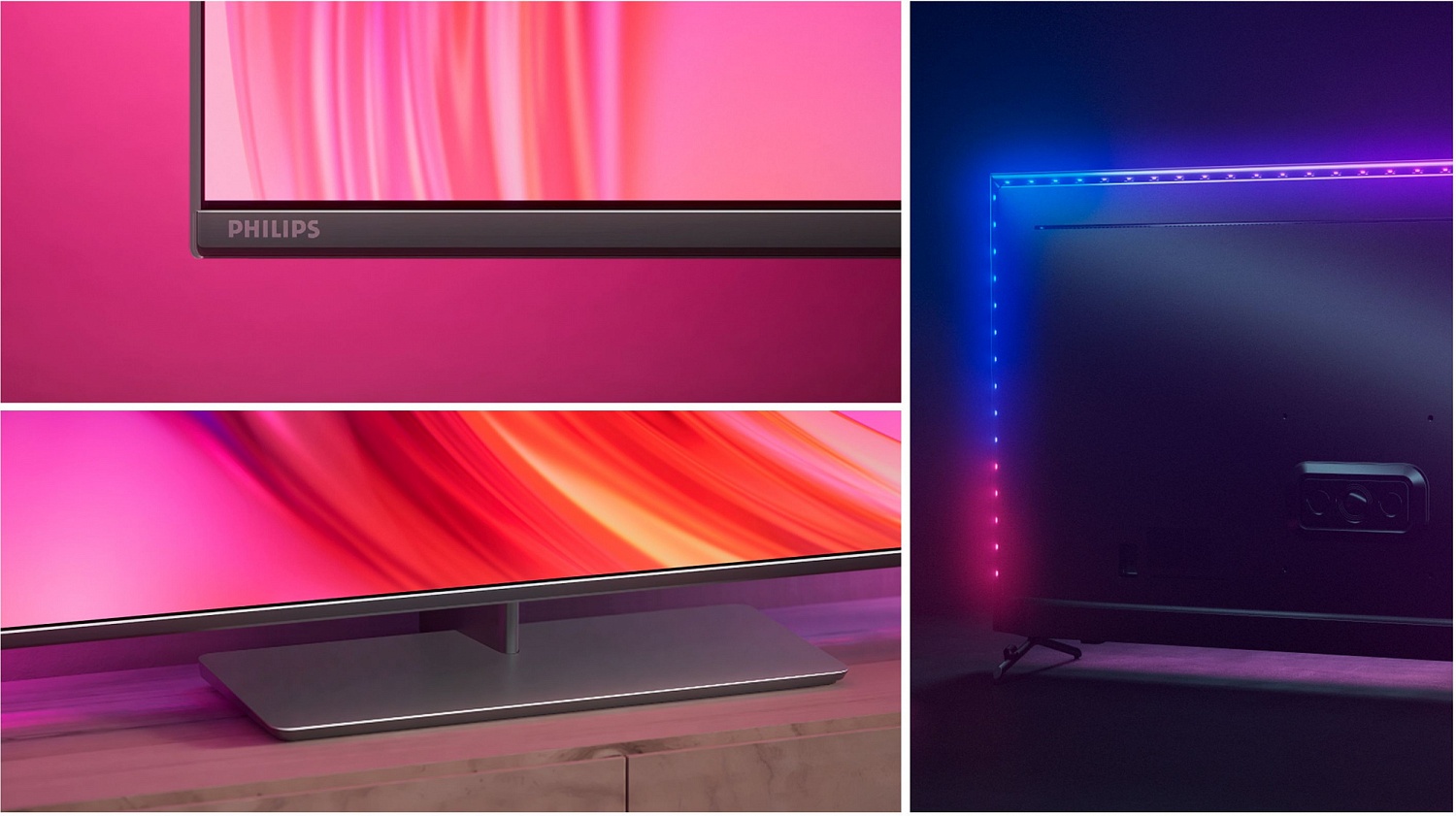 Телевизор LED Philips 65" 65PUS8848/12 Series 8 серебристый 4K Ultra HD 120Hz DVB-T DVB-T2 DVB-C DVB-S DVB-S2 USB WiFi Smart TV