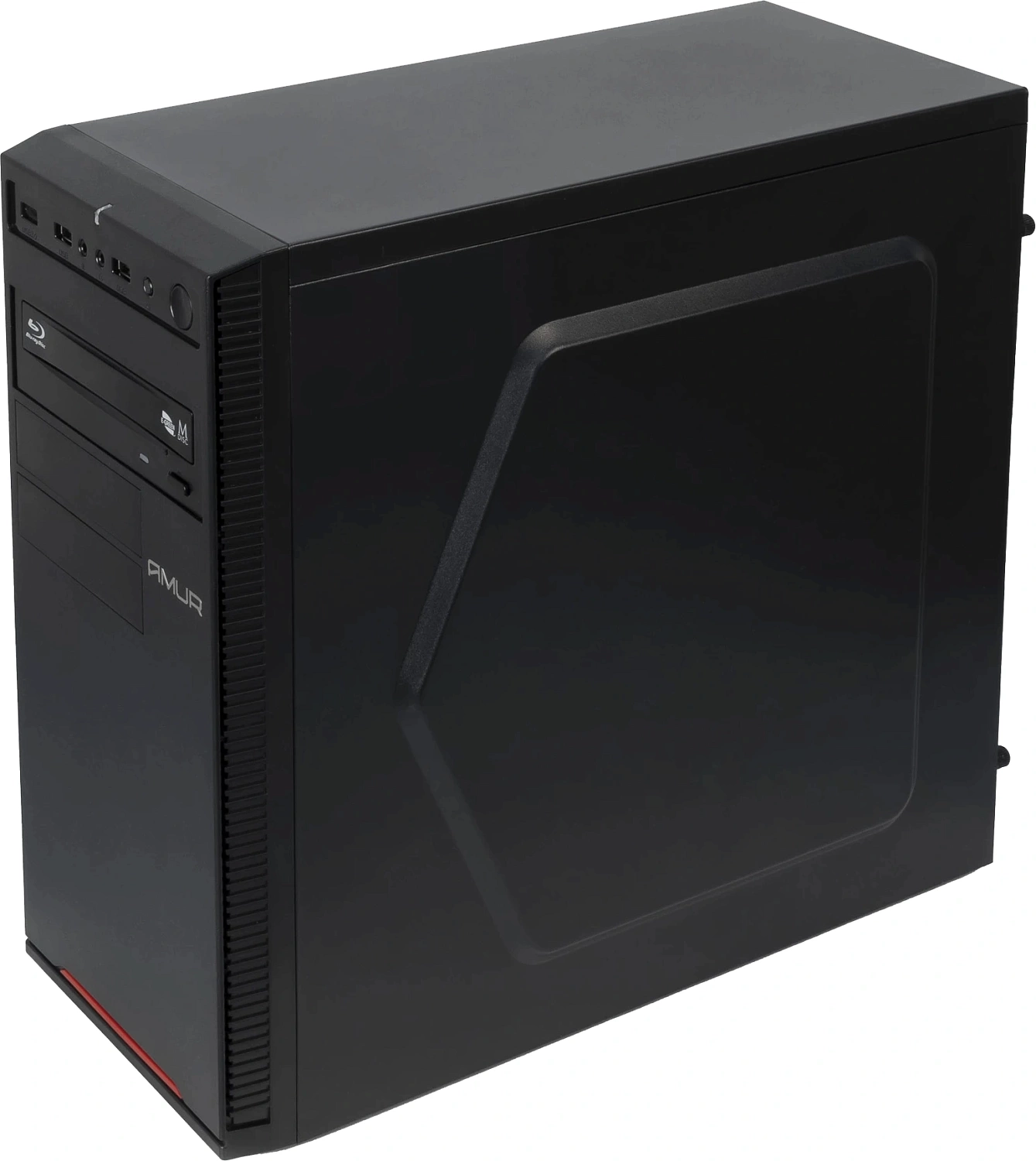 ПК Amur Нарвал A5A12 MT Ryzen 5 5600G (3.9) 16Gb SSD512Gb Vega 7 FreeDOS GbitEth 400W мышь клавиатура черный (RUS) (2146964)