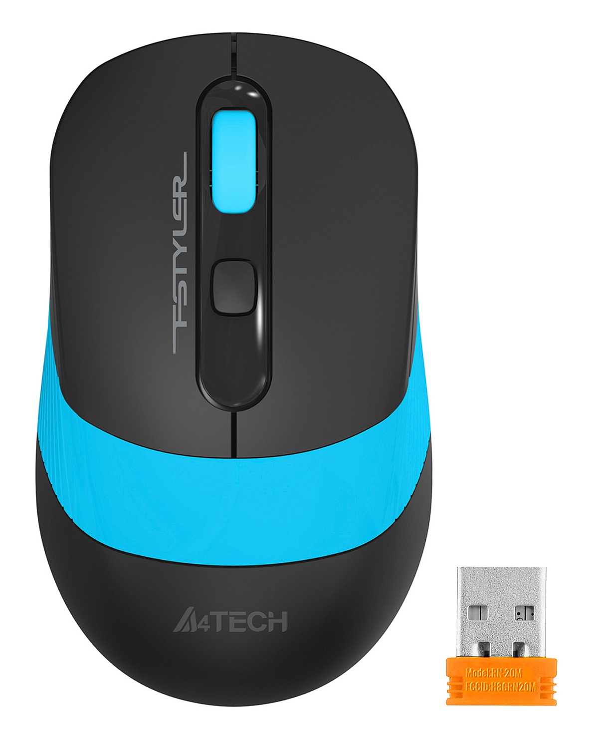 Мышь A4Tech Fstyler FG10 черный/синий оптическая (2000dpi) беспроводная USB (4but) Мышь A4Tech Fstyler FG10 черный/синий оптическая (2000dpi) беспроводная USB (4but)