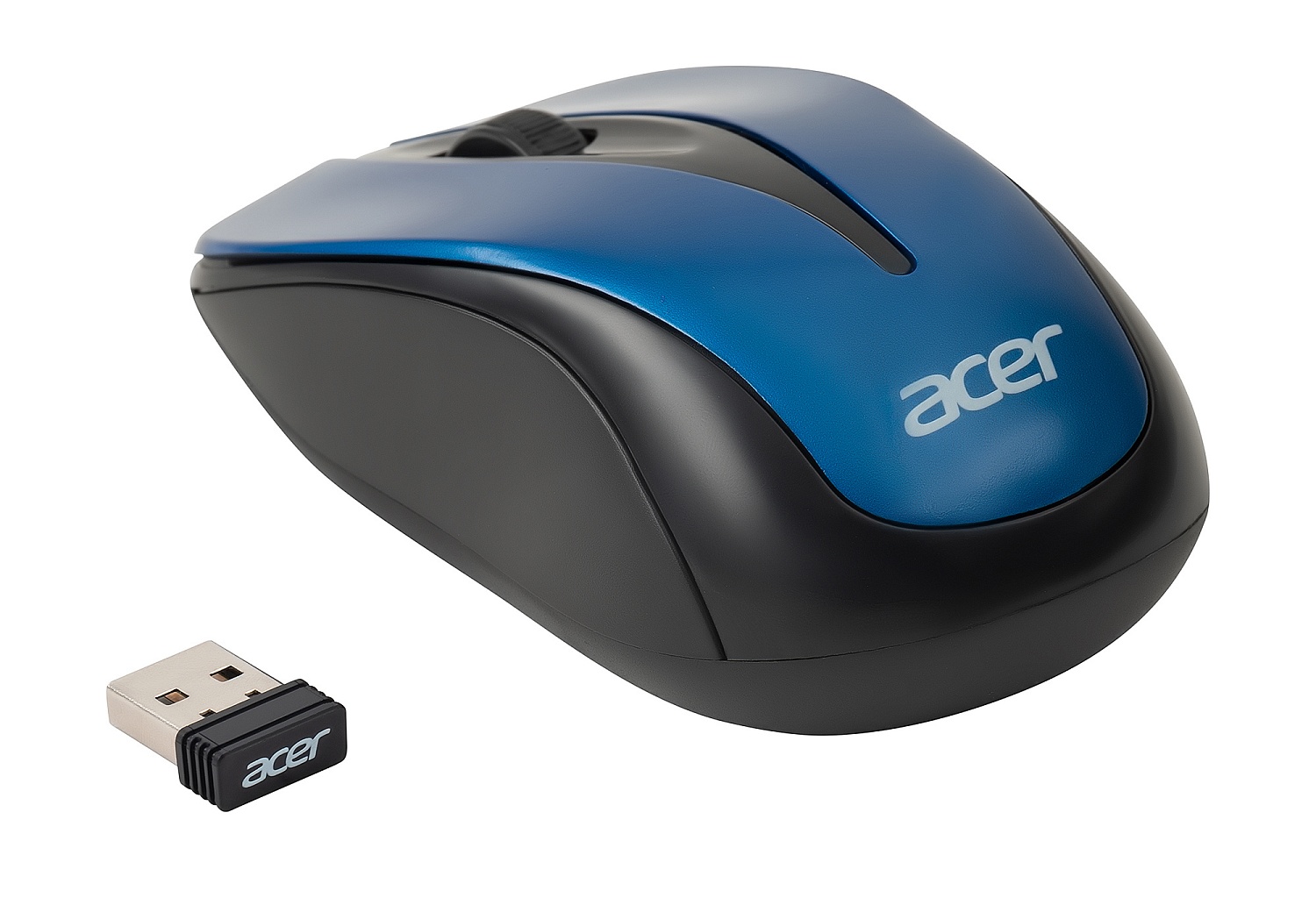 Мышь Acer OMR132 синий/черный оптическая (1000dpi) беспроводная USB для ноутбука (2but) Мышь Acer OMR132 синий/черный оптическая (1000dpi) беспроводная USB для ноутбука (2but)