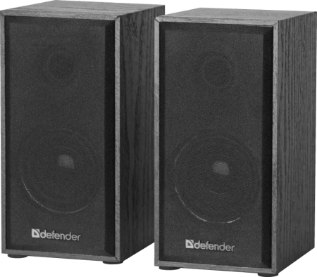 Колонки Defender SPK 240 2.0 черный 6Вт портативные