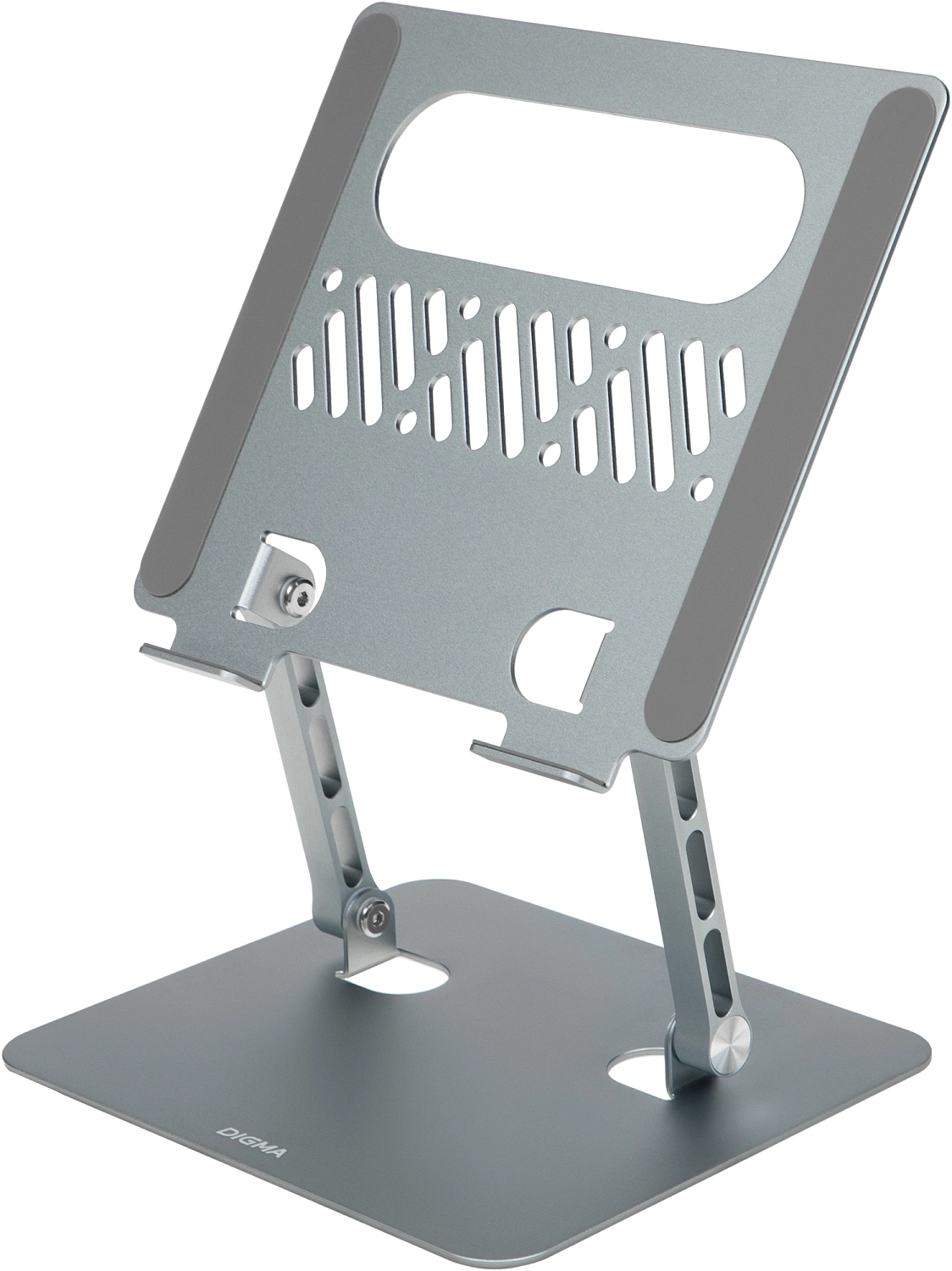 Подставка для ноутбука Digma D-NS100 240x220x50мм 612г алюминий серый Подставка для ноутбука Digma D-NS100 240x220x50мм 612г алюминий серый
