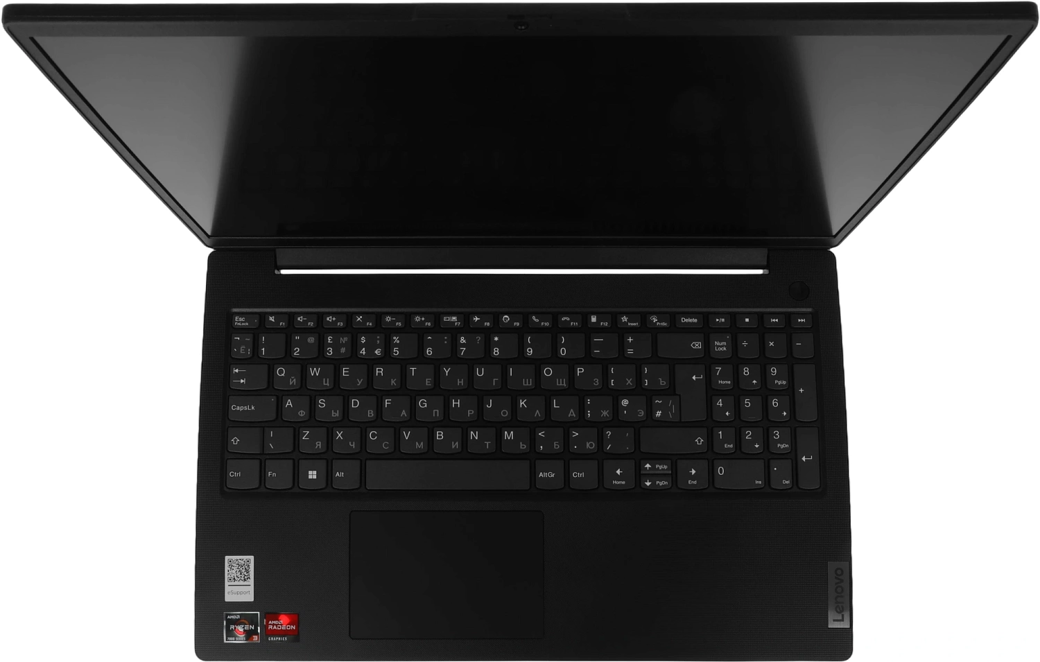 Ноутбук Lenovo V15 G4 AMN Ryzen 3 7320U 8Gb SSD256Gb AMD Radeon 610M 15.6" TN FHD (1920x1080) noOS black WiFi BT Cam (82YU0080AK)