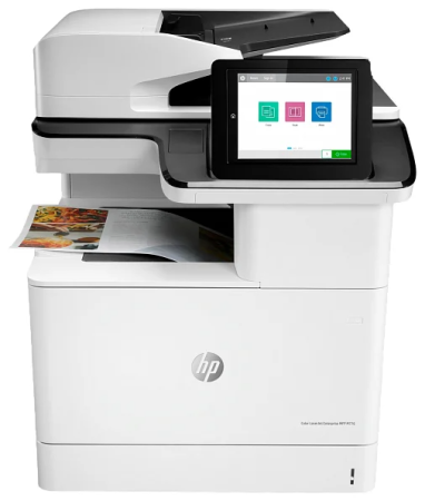 Мфу HP Color LaserJet Enterprise MFP M776dn (p/c/s,A3,1200 dpi/ImageREt 4800,46(46)ppm,3Gb,500Gb,2trays100+550,ADF 200,Duplex,USB/GigEth/HIP2,cart.) Доукомплектован кабелем PC-186.