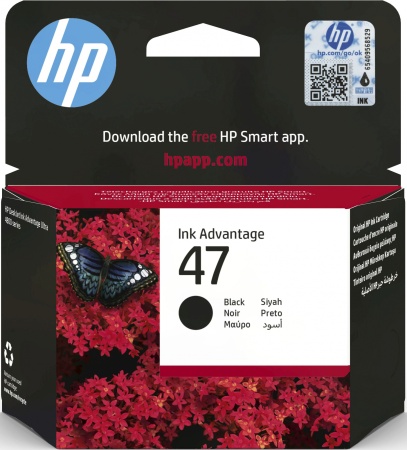 Картридж струйный HP 47 6ZD21AE черный (1300стр.) (26мл) для HP DJ IA Ultra 4828