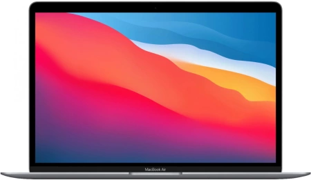 Ноутбук Apple MacBook Air A2337 M1 8 core 8Gb SSD256Gb/7 core GPU 13.3" IPS (2560x1600) Mac OS grey space WiFi BT Cam (MGN63CH/A)