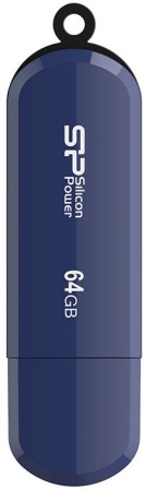 Флеш Диск Silicon Power 64Gb Ultima LuxMini 320 SP064GBUF2320V1B USB2.0 синий