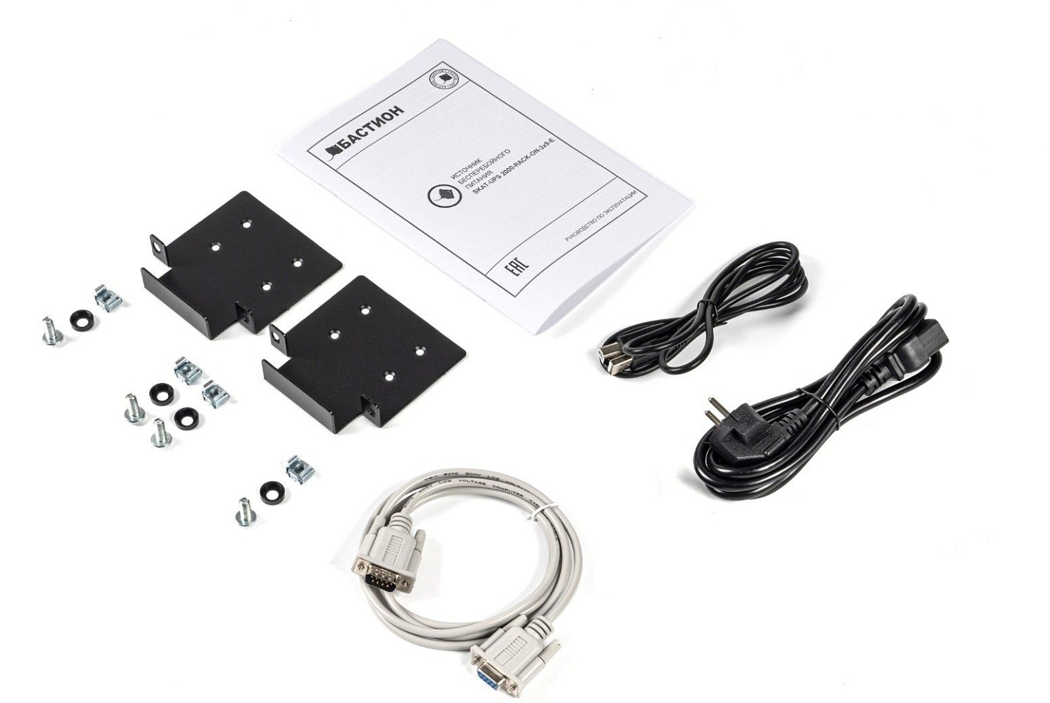 Источник бесперебойного питания Бастион Skat-UPS 2000-Rack-ON-4X9-E 1800Вт 2000ВА черный