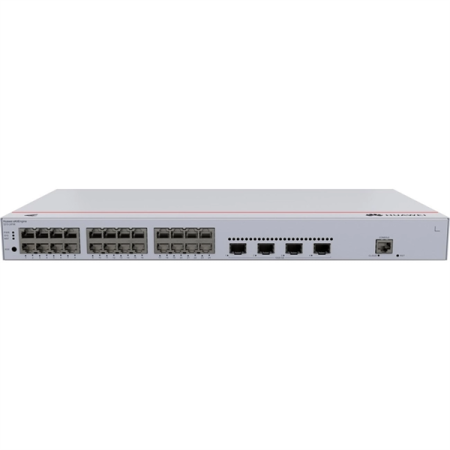 Коммутатор HUAWEI  S310-24T4X (L2+, 24*10/100/1000BASE-T ports, 4*10GE SFP+ ports, built-in AC power)