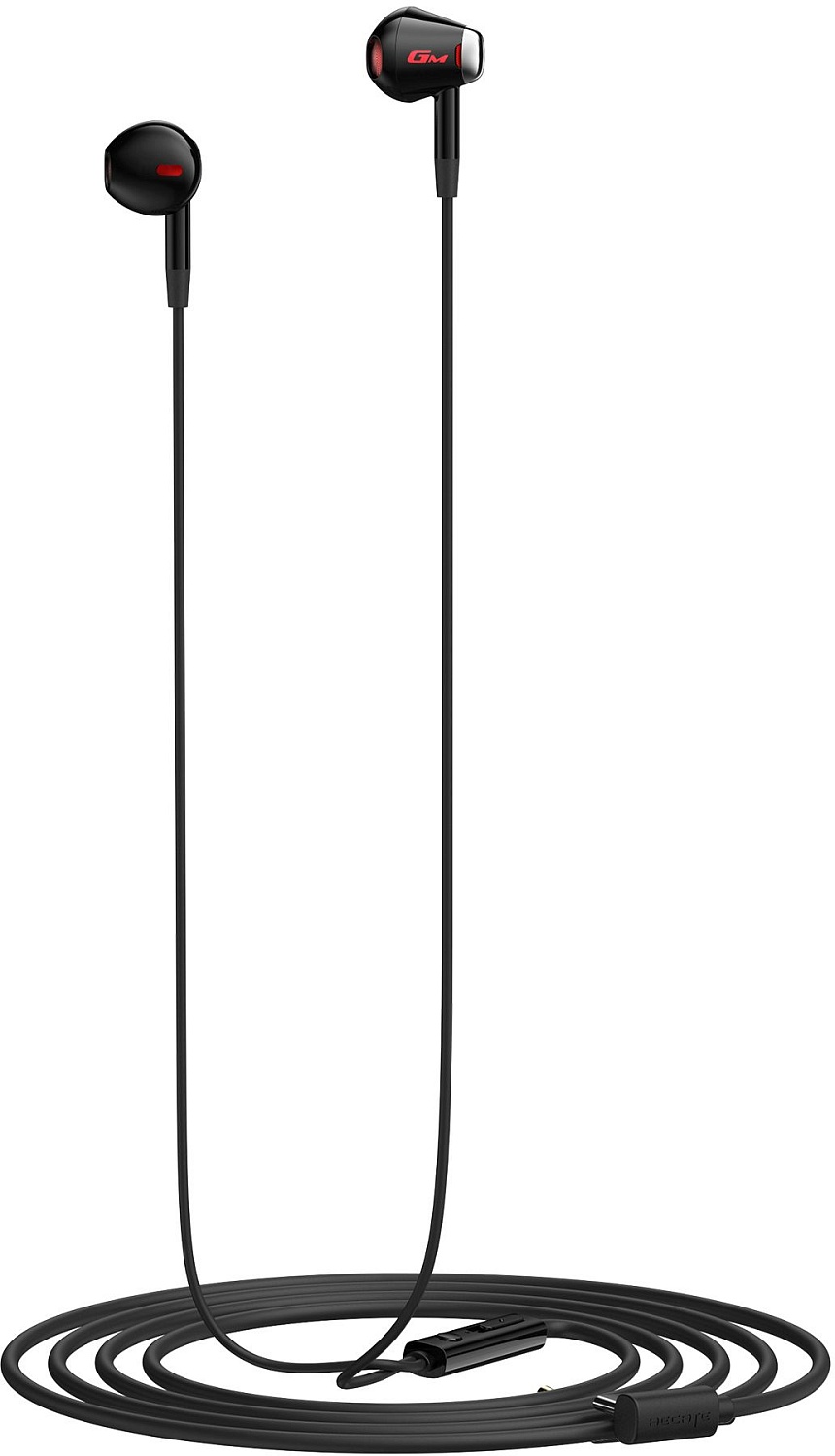 Наушники с микрофоном Edifier GM180 Plus черный 1.3м вкладыши в ушной раковине (GM180 PLUS USB-C)