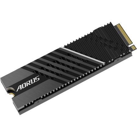 M.2 2280 1TB Gigabyte AORUS 7000s Client SSD GP-AG70S1TB PCIe Gen4x4 with NVMe, 7000/5500, IOPS GP-AG70S1TB 350/700K, MTBF 1.6M, 3D TLC, 1024MB, 700TBW, 0,38DWPD, RTL {10}, (811747)