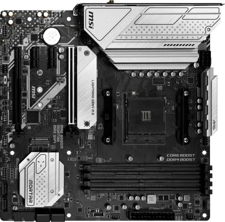 MAG B550M MORTAR MAX WIFI mATX, B550, AM4, 4xDDR4, 2xPCI-Ex16, 2xPCI-Ex1, 2xM.2, 6xSATA3 ,2xUSB3.2 Gen2, 5xUSB2.0, WIFI