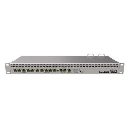 Маршрутизатор MIKROTIK Bad Pack RB1100AHx4 1100x4 with Annapurna Alpine AL21400 Cortex A15 CPU (4-cores, 1.4GHz per core), 13xGbit LAN,RouterOS L6, 1U rackmount case, Dual PSU {10} (002662)
1GB RAM, bp