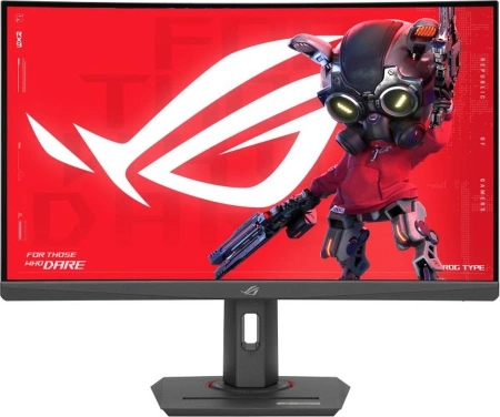 Монитор Asus 27" ROG Strix XG27WCMS черный VA LED 1ms 16:9 HDMI матовая HAS Piv 3000:1 400cd 178гр/178гр 2560x1440 280Hz DP 2K USB 4.5кг