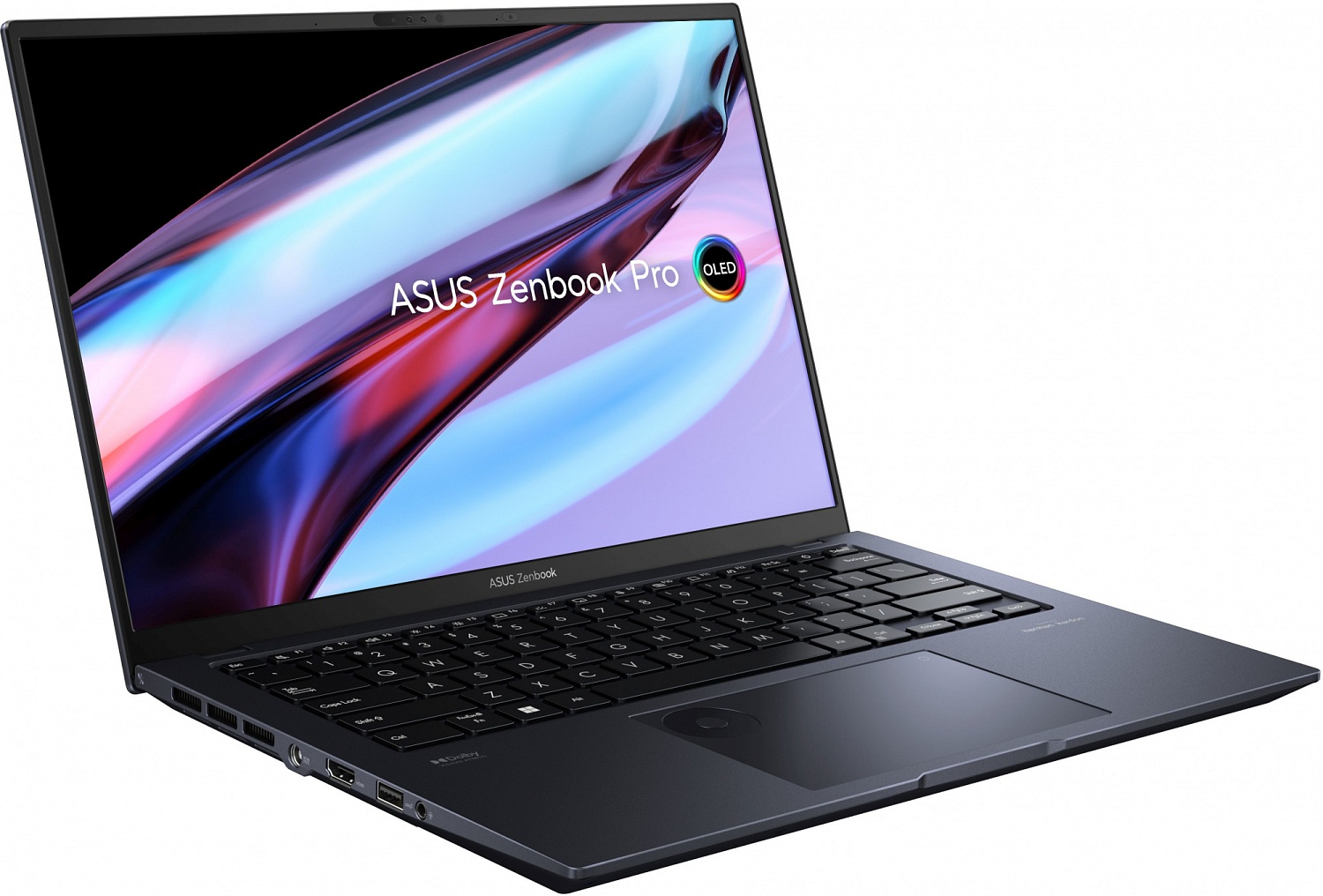 Ноутбук Asus Zenbook Pro 14 OLED UX6404VI-P1126X Core i9 13900H 32Gb SSD2Tb NVIDIA GeForce RTX4070 8Gb 14.5" OLED Touch 2.8K (2880x1800) Windows 11 Professional black WiFi BT Cam Bag (90NB0Z81-M00570)