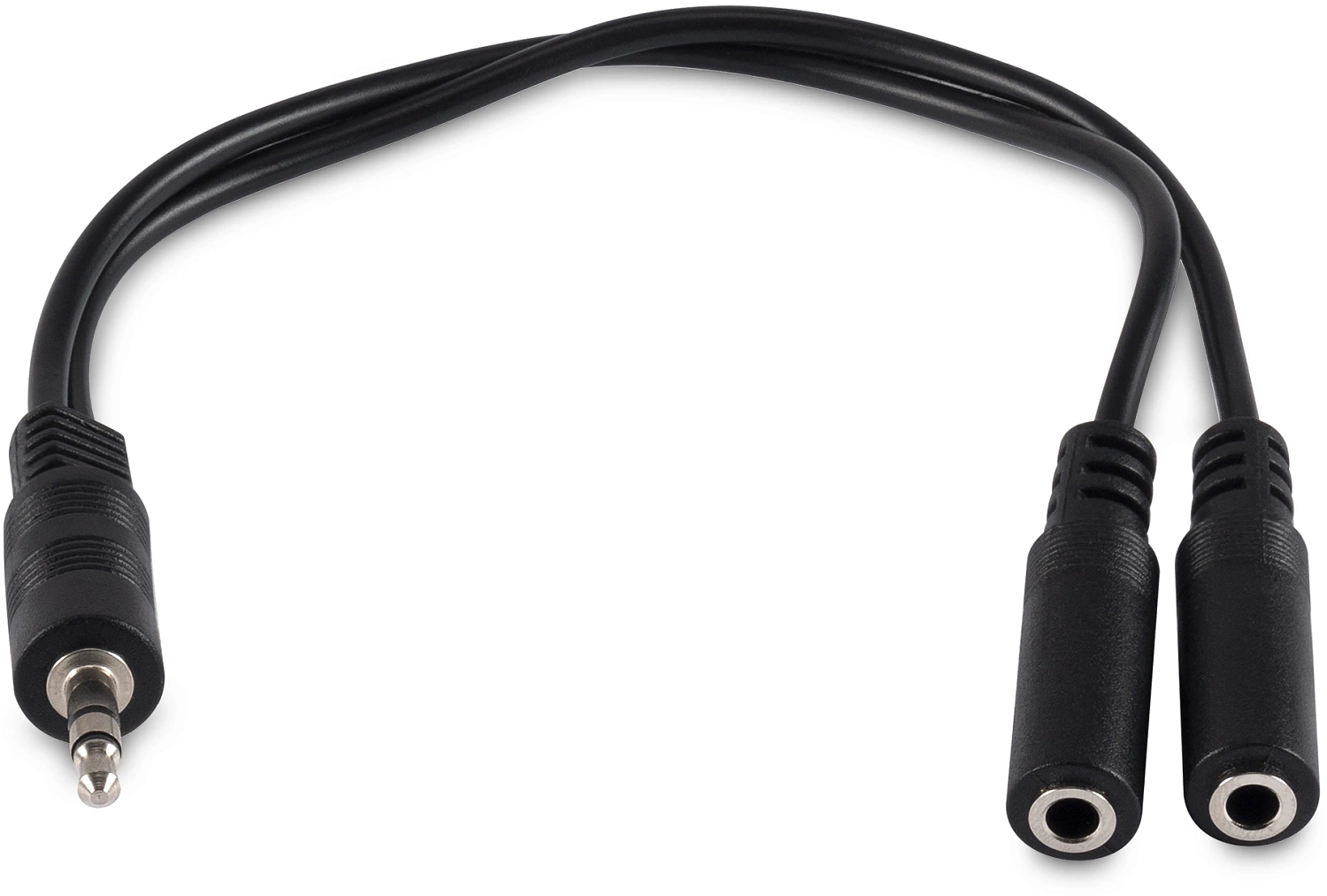 Адаптер аудио Buro BU-2XJACK-JACK 2xJack 3.5 (f)/Jack 3.5 (m) 0.2м. черный