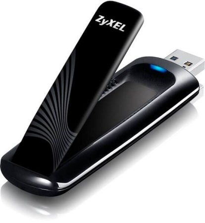 Сетевой адаптер WiFi Zyxel NWD6605-EU0101F AC1200 USB 3.0 (ант.внеш.несъем.)