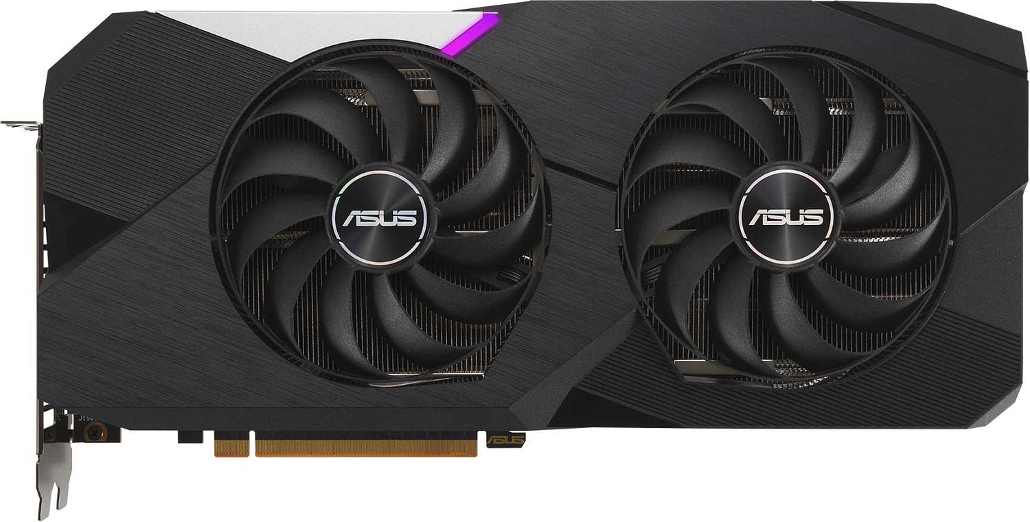 Видеокарта Asus PCI-E 4.0 DUAL-RX6700XT-12G AMD Radeon RX 6700XT 12288Mb 192 GDDR6 2424/16000 HDMIx1 DPx3 HDCP Ret