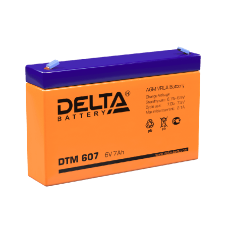 Аккумуляторная батарея DELTA BATTERY DTM 607